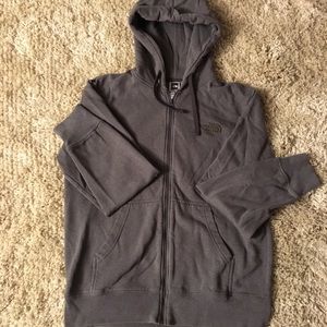 Mens north face zip up sweatshirt